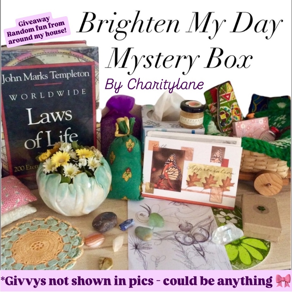 Givvy 💝🎁 “Brighten My Day” Mystery SURPRISE BOX of random items or treasure card